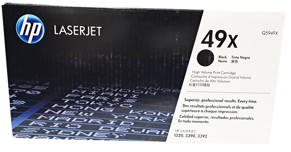 Q5949X Tóner HP Laserjet 49X, Negro Original (ÚLTIMAS TRES PIEZAS)