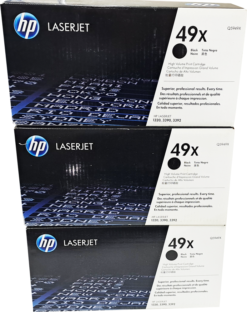 Q5949X Tóner HP Laserjet 49X, Negro Original (ÚLTIMAS TRES PIEZAS)