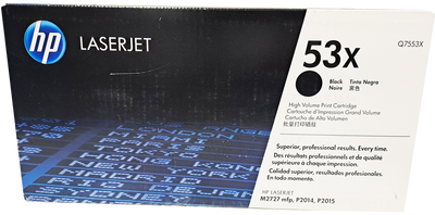 Q7553X Tóner HP Laserjet 53X, Negro Original (ÚLTIMA PIEZA)