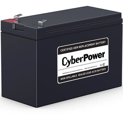 Unidad de batería CyberPower RB1280, 7200mAh, 12V DC, Lead Acid