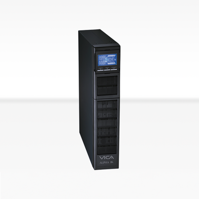 VICA UPS Online Alpha 1K, capacidad 1000VA / 1000W, Diseño Rack/Torre, doble conversión en línea con factor de potencia unitario
