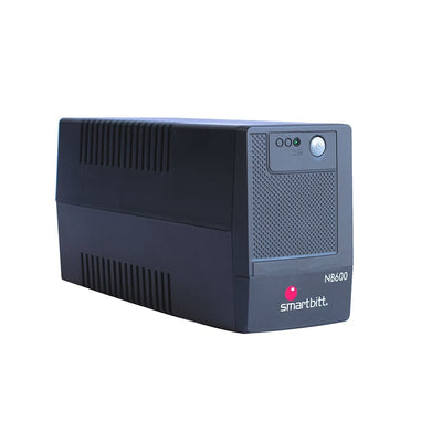 No-Break Smartbitt SBNB600, 600VA/300 Watts, 4 Contactos con Respaldo, Protección, Regulación Automática AVR.