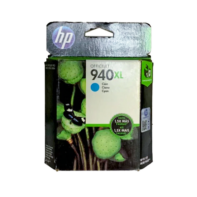 C4907AL Cartucho de tinta HP 940XL Cian Original-  Fecha de empaque 2017, 2020