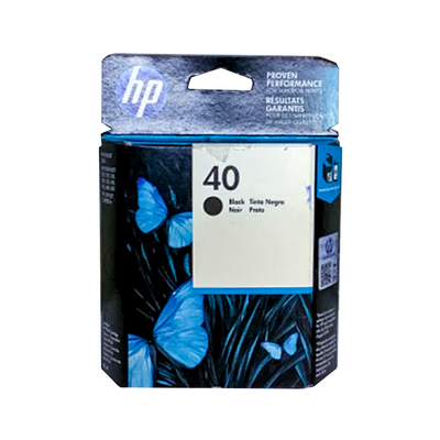 51640A Cartucho de tinta HP 40A Negro Original - Fecha de empaque 2015