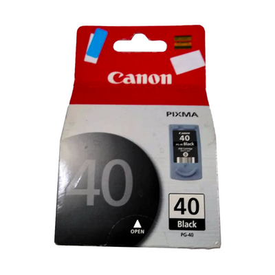 0615B002AA Cartucho de Tinta Negro Canon PG-40 - Fecha de empaque 2020