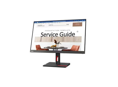 Monitor LED Lenovo ThinkVision S24i-30 de 24", Class Full HD, relación 16:9, color negro oscuro