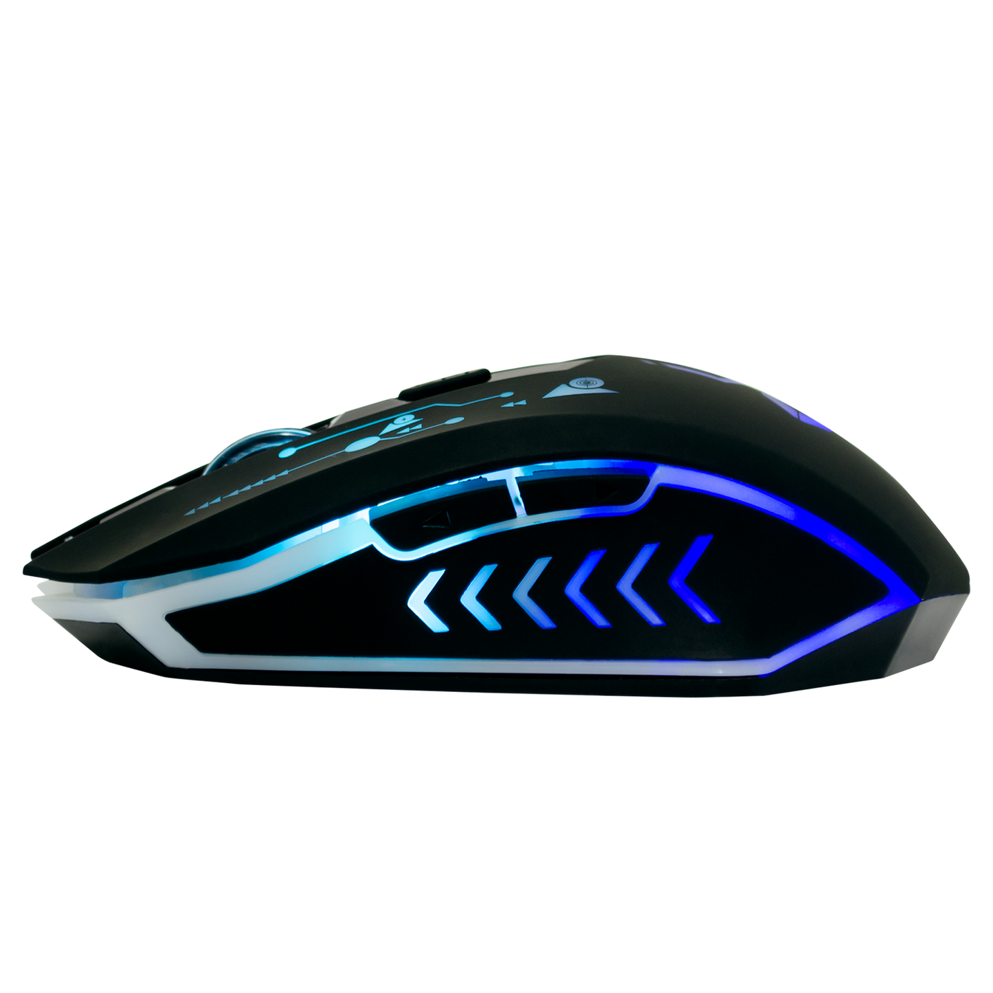 Mouse gamer 6D Dinasty Perfect Choice, Inalámbrico, Negro