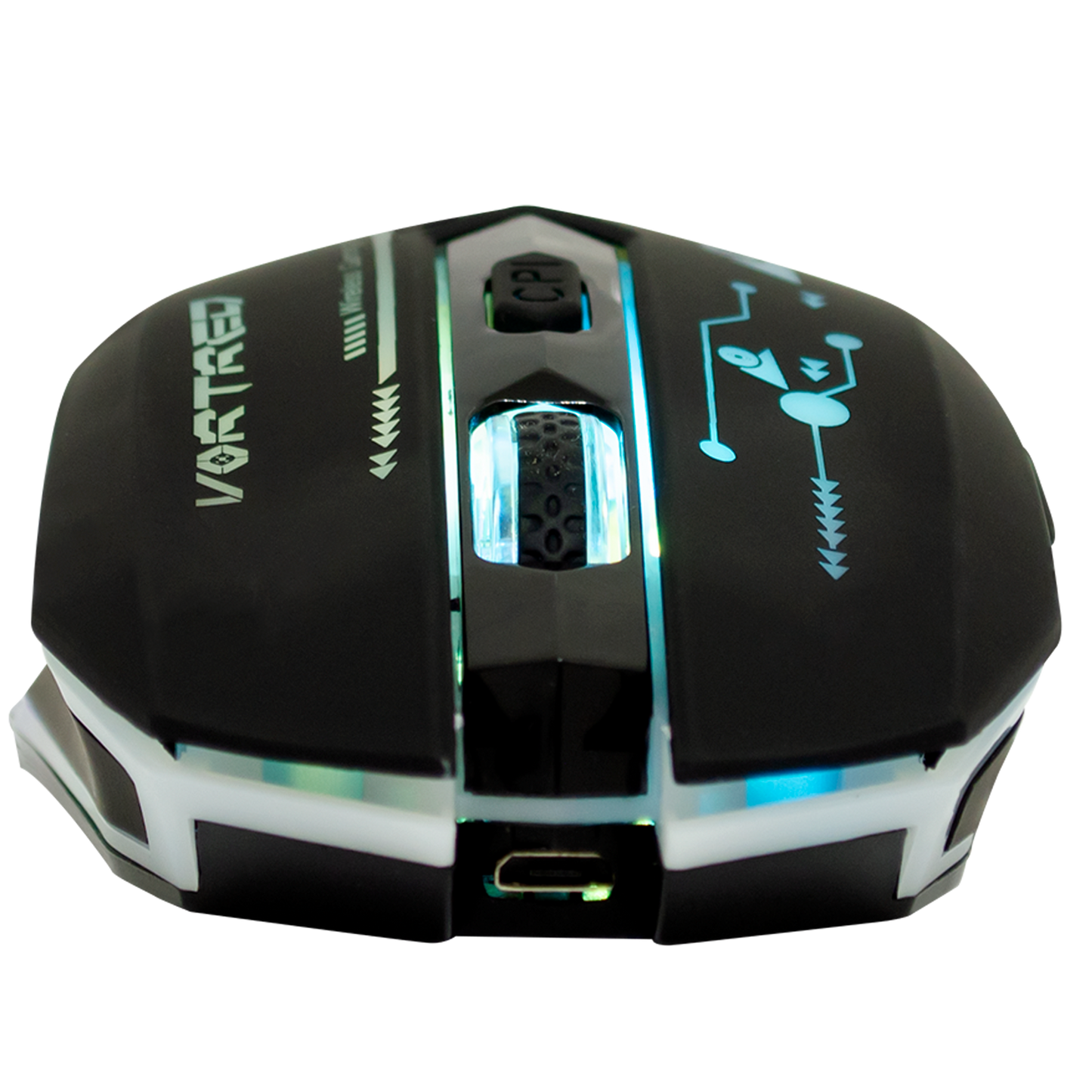 Mouse gamer 6D Dinasty Perfect Choice, Inalámbrico, Negro