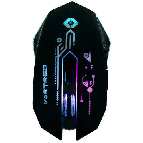 Mouse gamer 6D Dinasty Perfect Choice, Inalámbrico, Negro