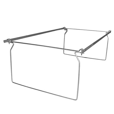Armazón para folder colgante ACCO armable color aluminio tamaño oficio caja con dos armazones