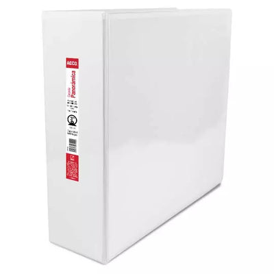 Carpeta panorama herraje O 3" ACCO colorblanca, tamaño carta