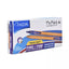 Bolígrafo fino retráctil Pin Point 0.7 mm color azul cuerpo amarillo c/12 pzas