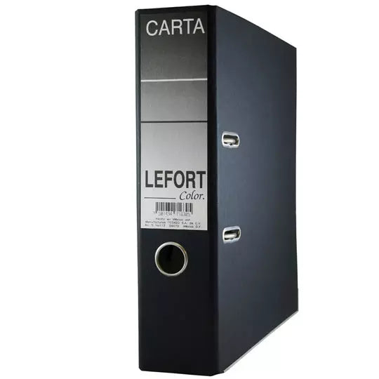 Registrador Lefort carta color negro