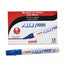 Marcador permanente UniPaint punta balacolor azul caja con 12 pzas