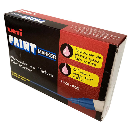 Marcador permanente UniPaint AZOR violeta - caja con 12 piezas