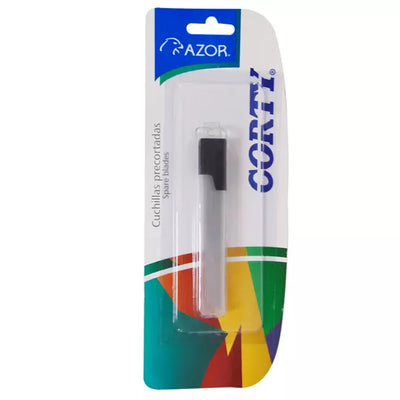 Navaja Corty 300N chico 9 mm blíster con 10 navajas
