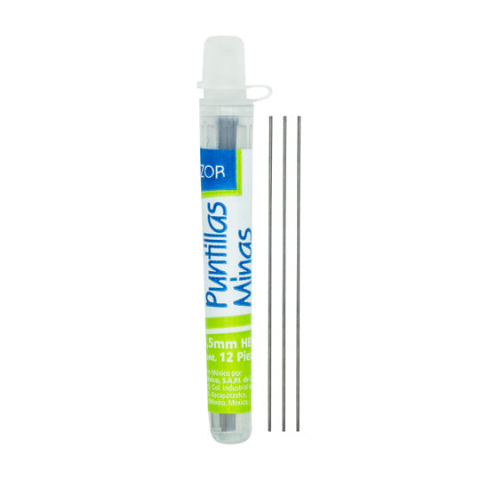 Puntillas AZOR 0.5 mm - 1 tubo con 12 puntillas