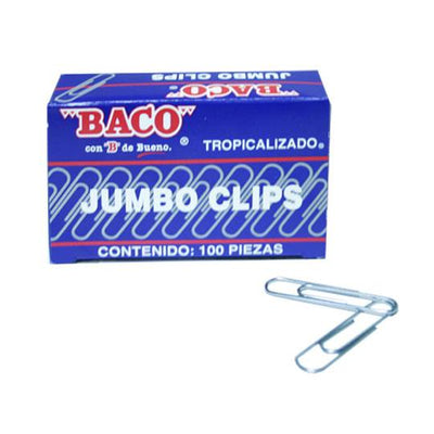 Clip BACO Jumbo tropicalizado - caja con 100 piezas