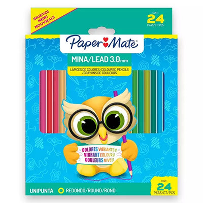 Colores largos Paper Mate caja con 24 colores