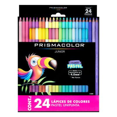 Colores PRISMACOLOR junior colores pastel 24 piezas