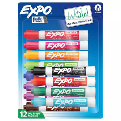 Marcador para pizarron Expo colores fashion con 12 piezas