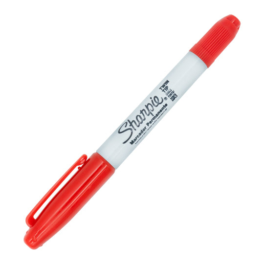 Marcador SHARPIE doble punta rojo