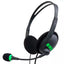 Audífonos Con Micrófono Ajustable, 2 Plugs 3.5 MM, Negro BROBOTIX 651428