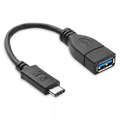 Cable OTG USB-C Macho a USB-A Hembra Brobotix 53161 | 20 cm | USB 3.2 Gen 1 (5 Gbps) | Para Smartphone, Tablet y Laptop USB-C | SKU 53161