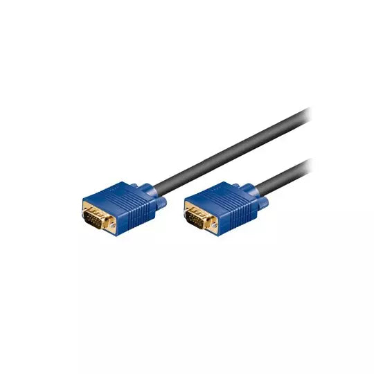 Cable SVGA Para Monitor HD15 Macho A Macho 1.8 metros, Punta Azul BROBOTIX