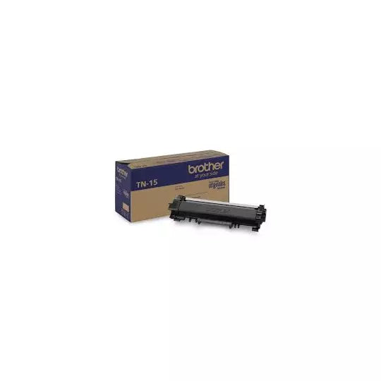 Cartucho de tóner Brother TN15 Láser, Negro, Original, 1 Pieza, 4500 Páginas
