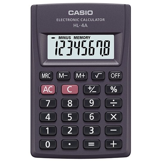 Calculadora portátil CASIO básica de 8 dígitos