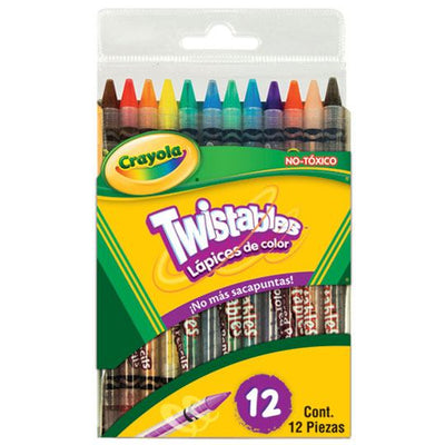 Lápices de colores twistables Crayola 12 piezas