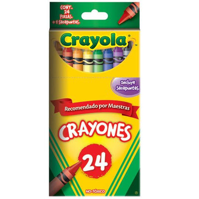 Crayones Estándar CRAYOLA - 24 crayones