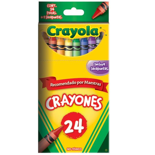 Crayones Estándar CRAYOLA - 24 crayones
