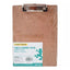 Tabla de madera Dietrix agarra papel esquela broche palanca metálica