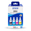 Kit tintas de color Epson T664 4 pzas.