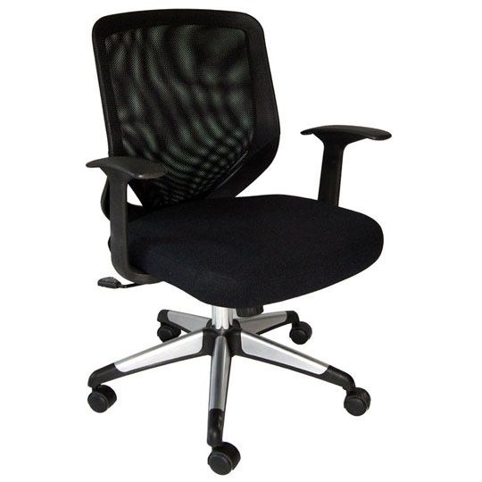 Silla ejecutiva respaldo en malla 4245 ERGO color negro