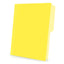 Folder 1/2 ceja PENDAFLEX broche de 8cm color amarillo tamaño carta