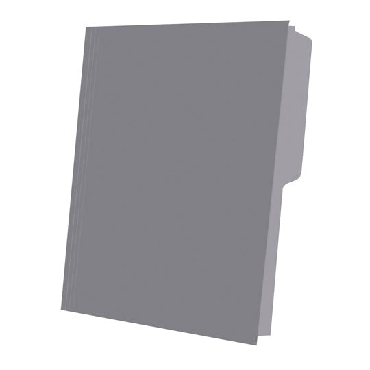 Folder 1/2 ceja PENDAFLEX broche de 8cm color gris tamaño carta