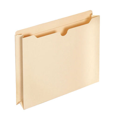 Folder manila tipo bolsa GLOBE-WEIS expandible colos crema tamaño carta