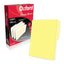 Folder manila OXFORD Pre-suajado superior y lateral color amarilo tamaño carta