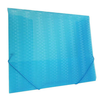 Folder OXFORD cierre elástico color azul tamaña carta