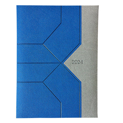 Agenda Ejecutiva Fortec 2024, Gris/Azul - 1 Pieza