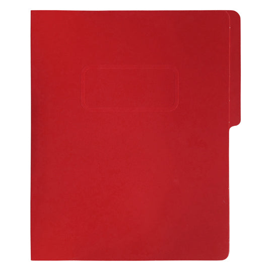 Carpeta tipo folder FORTEC pressboard broche de 8cm color rojo tamaño carta