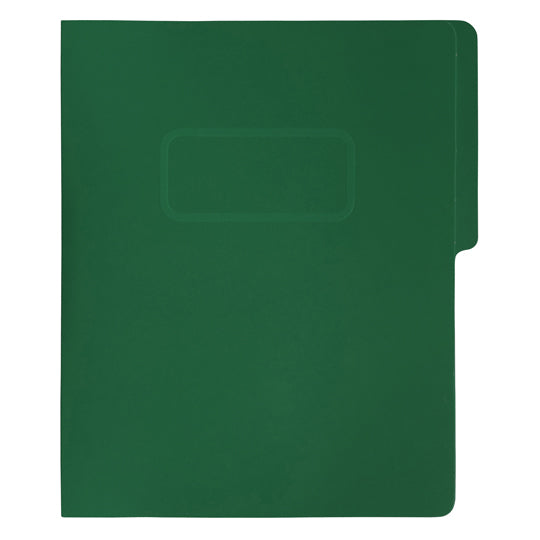 Carpeta tipo folder FORTEC pressboard con broche de 8cm color verde obscuro tamaño carta