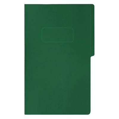 Carpeta tipo folder  FORTEC pressboard con broche de 8cm color verde obscuro tamaño oficio