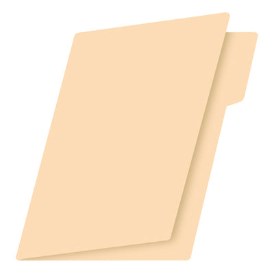 Folder FORTEC broche de 8cm color crema tamaño carta - paquete con 100 folders