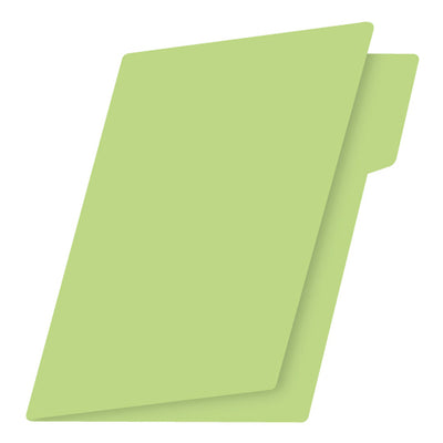 Folder FORTEC broche de 8cm color verde tamaño carta - paquete con 100 folders