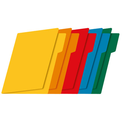 Folder FORTEC broche de 8cm color arcoíris tamaño carta - paquete con 25 folders