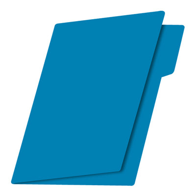 Folder FORTEC broche de 8cm color azul rey intenso tamaño carta - paquete con 25 folders